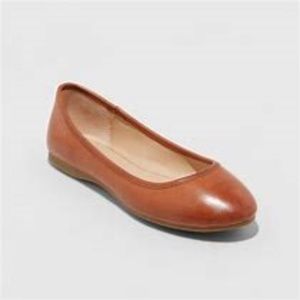 Universal Thread Everly Ballet Flat-Cognac Size 10